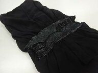 正絹　絞り樹木模様男物兵児帯【中古】【着】【帯】