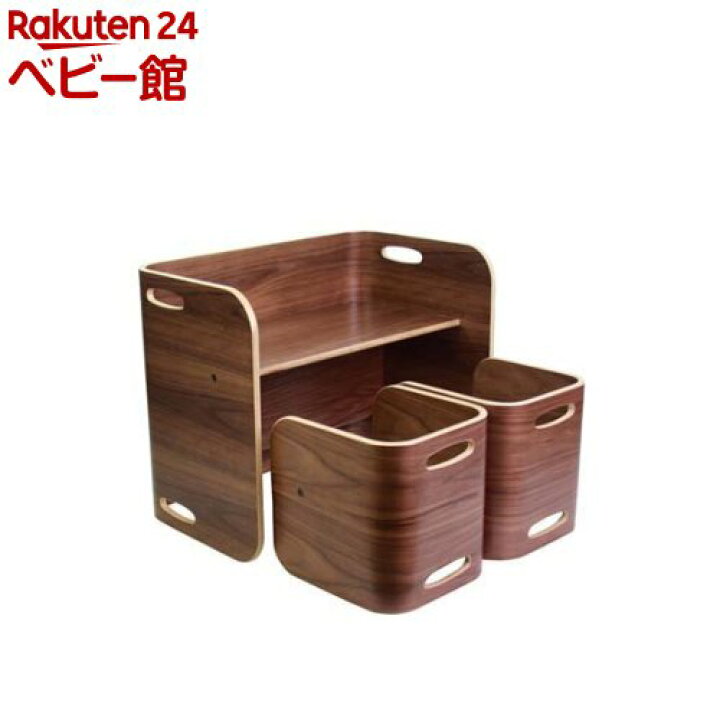 楽天市場】HOPPL(ホップル) コロコロチェア＆デスク3点セット ブラック  