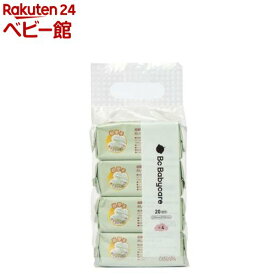 超厚手 赤ちゃんのおしりふき・手口ふき(20枚×4個入)