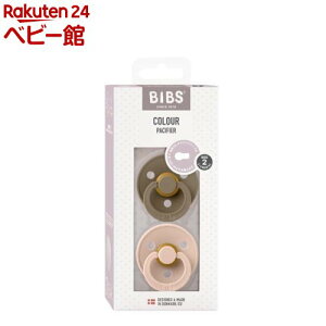 BIBS Ԃ J[ 2PK TCY2 Dark Oak^Blush(2)