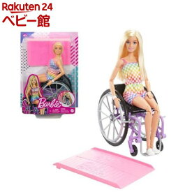 バービー(Barbie) ファッショニスタ カラフルロンパース くるまいすつき HJT13(1個)【バービー(Barbie)】[人形遊び 女の子おもちゃ きせかえ ドール ごっこ]