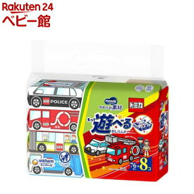 ムーニー おしりふき やわらか素材 トミカ 詰替(76枚×8個)【ムーニー　ベビーケアウエット】