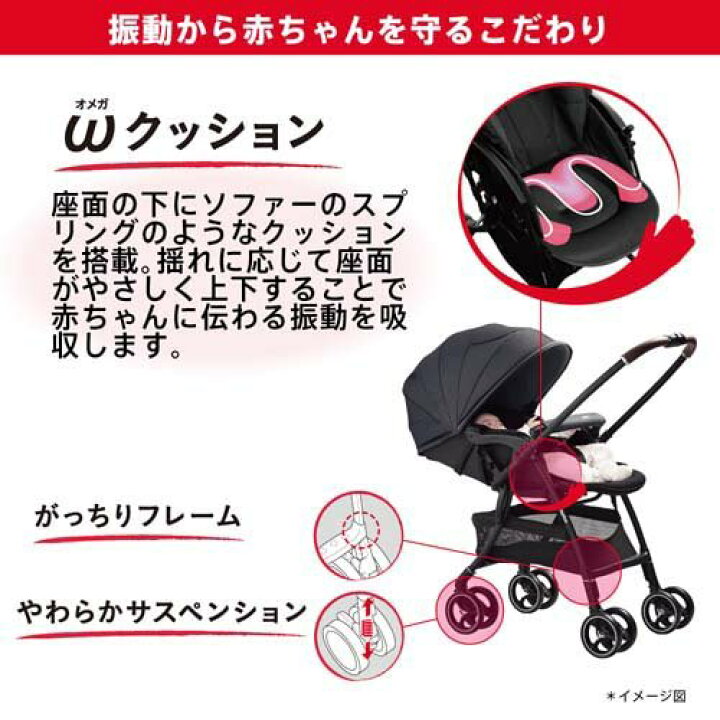 楽天市場】ラクーナクッションAE グリーン GN(1台)【アップリカ(Aprica 