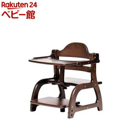 スクスクローチェア3ダークブラウン(1台)【大和屋】