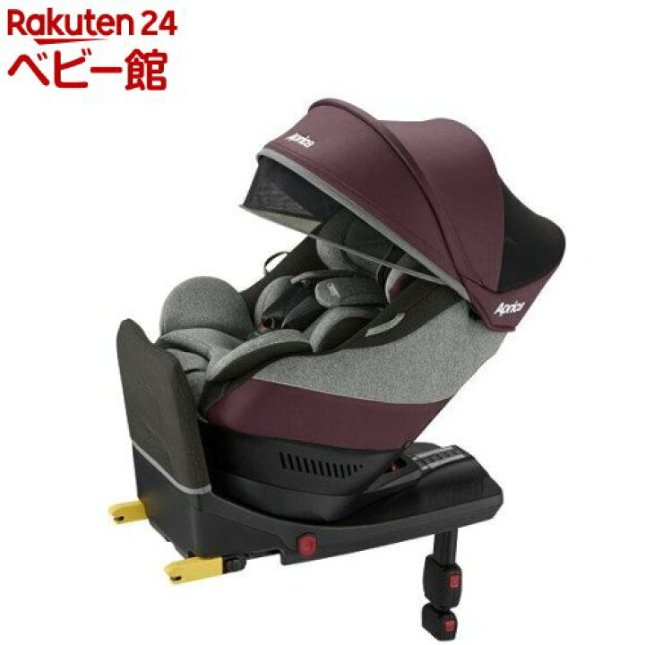 0202-258 Aprica チャイルドシート クルリラプラス ワインレッド