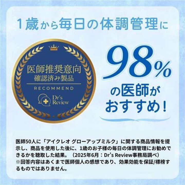 楽天市場】アイクレオ グローアップミルク 缶 ケース(2缶×3セット(1缶 