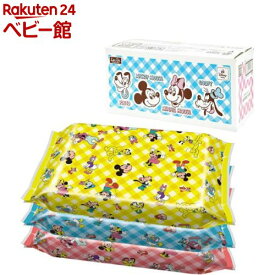 【18日10:00~21日9:59 エントリーで最大7倍】手口ふき ミッキー＆フレンズ(60枚×20個)【レック】