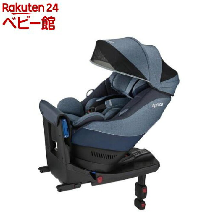 楽天市場 クルリラ Ad ライトネイビー Nv 1台 アップリカ Aprica チャイルドシート 新生児 回転式 幌 Isofix 楽天24 ベビー館