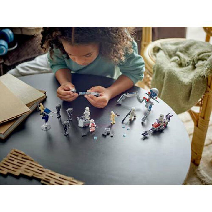 レゴ LEGO SW クローン・トルーパーとバトル・ドロイド バトルパック 75372 1個 レゴ LEGO おもちゃ 玩具 プレゼント 7歳 8歳 9歳 楽天24 ベビー館