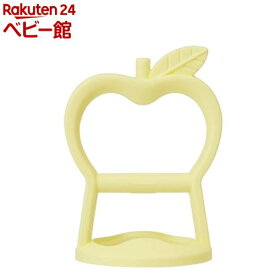 にぎにぎ歯がため アップル ライトイエロー(1個)【D by DADWAY（ディーバイダッドウェイ）】