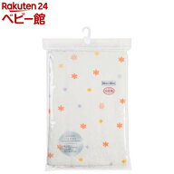 日本製ふわふわバスタオル 花柄 ホワイト(1枚)