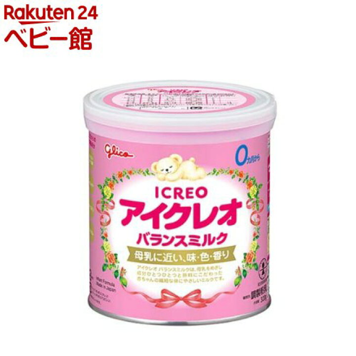楽天市場】アイクレオ バランスミルク 小缶(320g)【アイクレオ  
