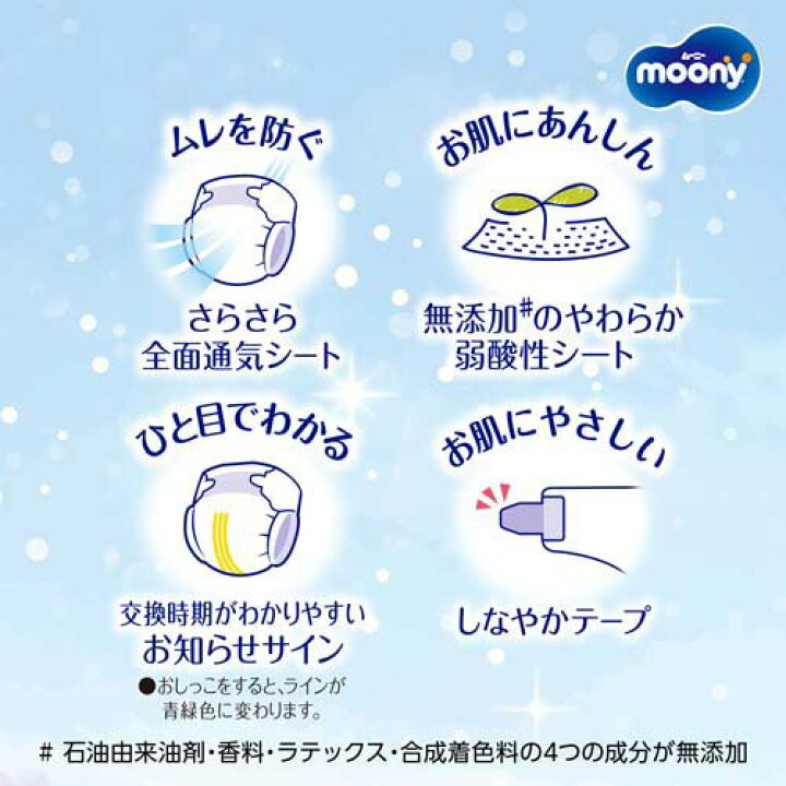 楽天市場】【1種類を選べる】ムーニー オムツ テープ M・Lサイズ(4個 