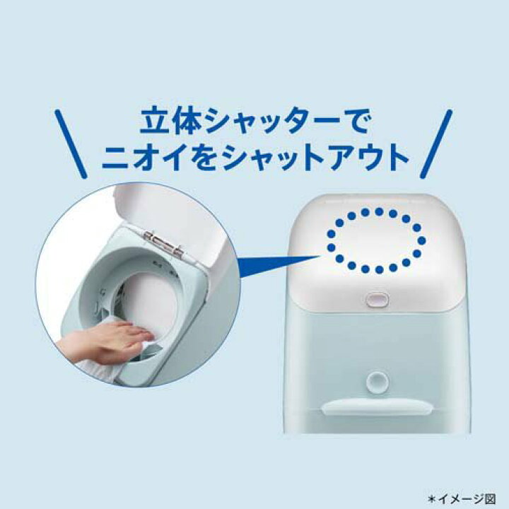 楽天市場】アップリカ NIOI-POI ニオイポイ グレージュ 本体+共通 