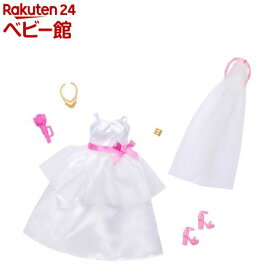 バービー ファッションパック はなよめウエディングドレス＆ベール HWV76(1セット)【バービー(Barbie)】[バービー人形 服 おもちゃ 着せ替え ウェルカムドール]