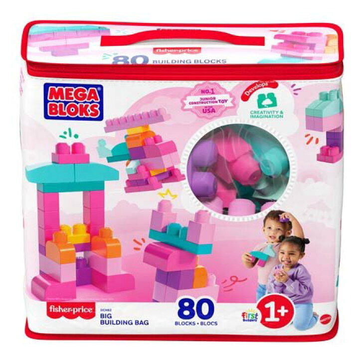 楽天市場】MEGA 1才からのメガブロック たっぷり80個ブロックパック 