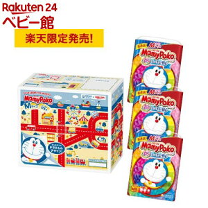 【当店限定パッケージ!】マミーポコパンツ オムツ ドラえもん M(58枚*3個)【マミーポコ】