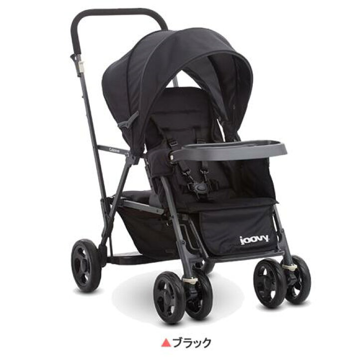 リアシート付き✨️Joovy 二人乗りベビーカー Caboose Graphite 楽天 