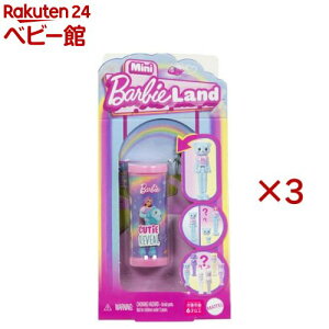 �~�j�o�[�r�[�����h �L���[�g�A�b�v �T�v���C�Y�p�b�N2025 �}�C�N���h�[�� 986A-JCR15(3�Z�b�g)�y�o�[�r�[(Barbie)�z