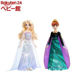 アナと雪の女王 アナ／エルサ 2体ドールセット HMK51(1個)【アナと雪の女王(Disney Frozen)】[人形遊び 女の子おもちゃ ドール ごっこ遊び お姫様]