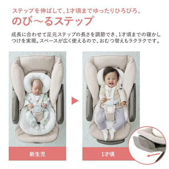 楽天市場】コンビ 電動ネムリラ AUTO SWING BEDi Long スリープシェル  