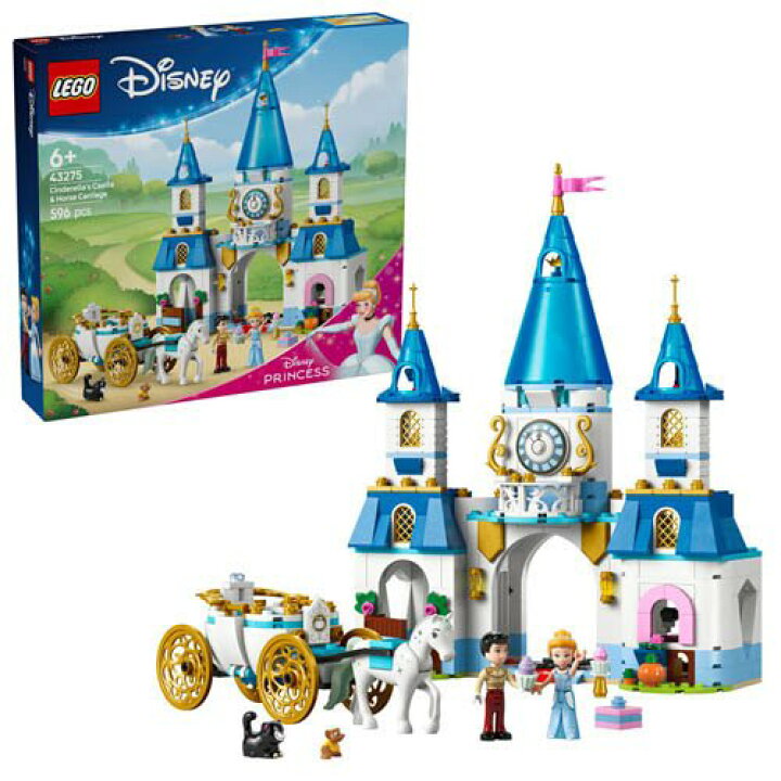 楽天市場】レゴ(LEGO) ディズニープリンセス シンデレラのおしろと馬車 