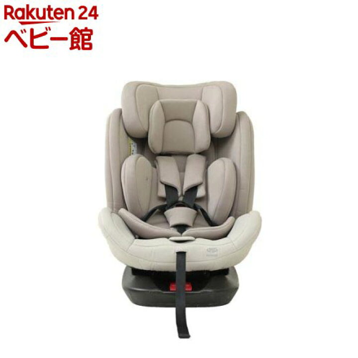 ベージュ メッシュ チャイルドシート 回転式BBチャイルドシートISOFIX 