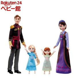アナと雪の女王 アレンデール ロイヤルファミリー 4ドールセット HND27(1セット)【アナと雪の女王(Disney Frozen)】[人形遊び 女の子おもちゃ ごっこ遊び ままごと お姫様]