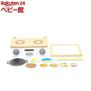 ウッディ プッティ はじめてのおままごと コンパクトキッチン G05-1213(1セット)【ウッディ プッディ】