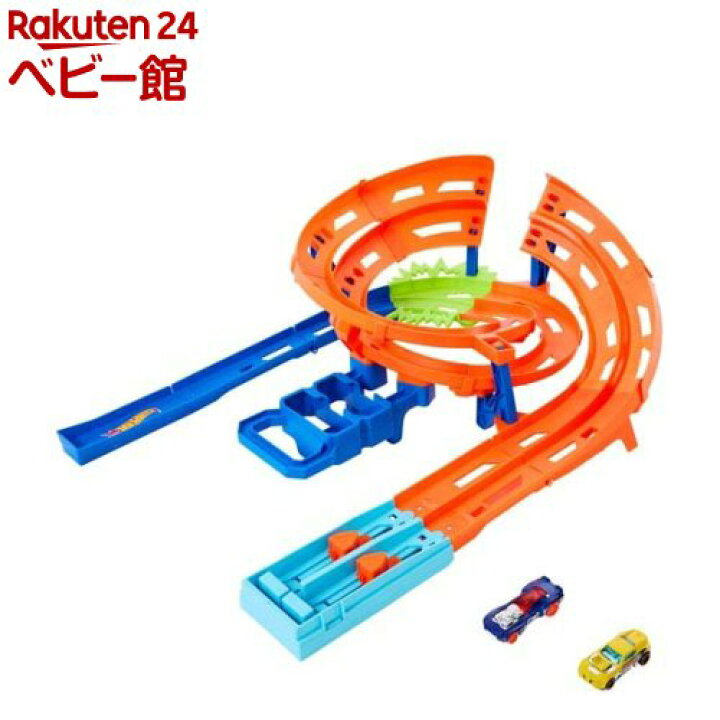 楽天市場】ホットウィール スパイラルレース プレイセット ミニカー2台  