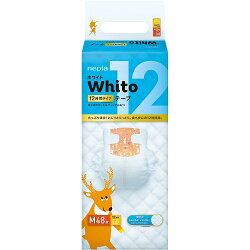 ★送料無料★ネピアWhitoテープMサイズ12時間タイプ48枚*4コ王子ネピアOjiNepiaおむつ・トイレ・お風呂・ケアグッズおむつ(テープタイプ)【あす楽対応】