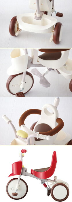 365日あす楽★代引・送料無料★イーモトライシクル#01(ジェントルホワイト)iimotricycle#01エムアンドエムM&M遊具・のりもの三輪車【HLS_DU】
