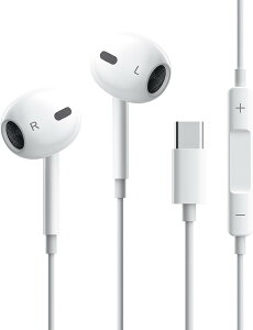 iPhone15/16/17�Ή� �C���z�� �^�C�vC �C���z�� �L��HiFi �N���A�ʘb �C���z���}�C�N ���K�ȑ����� apple type-c �l�ԍH�w usb c ���ݖh�~ �x���Ȃ��^�C�v�V�[ �d�ቹ �����R���t�� �J�i���^ ���^�E�y��