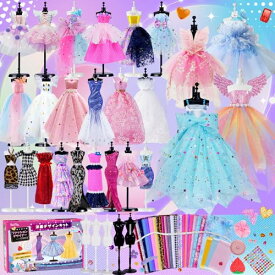 縫わない 洋服デザインキット トルソー5個セット メイキングトイ 手芸キット 洋裁 手作りキット 裁縫 おもちゃ 子供 高学年 小学生