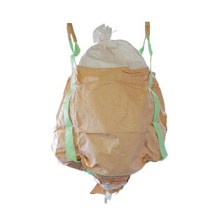 フレコンバック 119S 丸型 850L 10枚 / 100枚 1100φx900H 上部全開 下部半開 排出口あり フレコンバッグ バージン材 コンテナバッグ フレキシブルコンテナ 【食品衛生法適合】 大型土のう 米・玄米