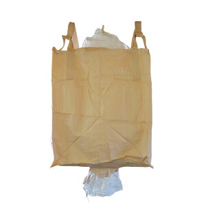 【膨らみ防止構造】 フレコンバック SWP105115R-C 角型 1260L 10枚 / 100枚 1050Dx1050Wx1150H 上下半開 排出口あり フレコンバッグ バージン材 【食品衛生法適合】 大型土のう 米・玄米・麦 土のう袋 土