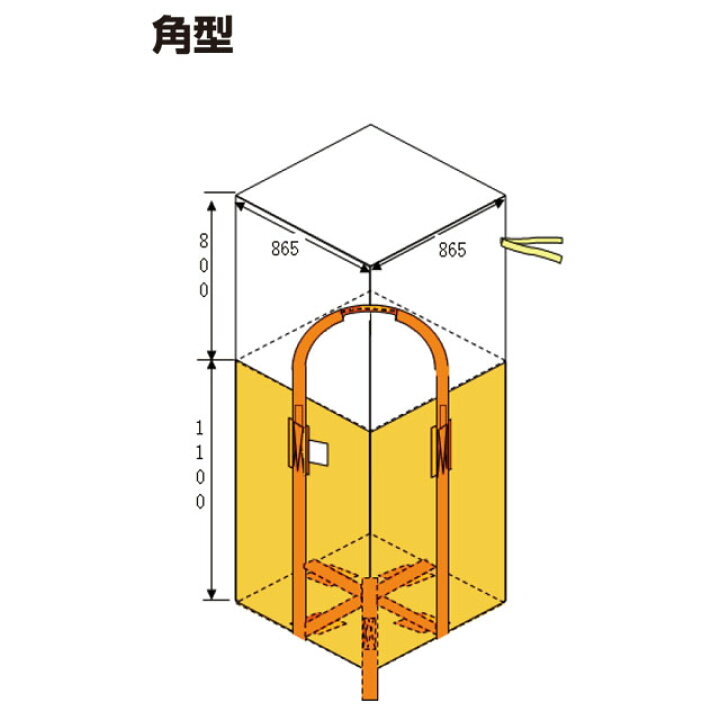 楽天市場】フレコンバック 角型 1t バージン材使用 (50枚入) 【セット 