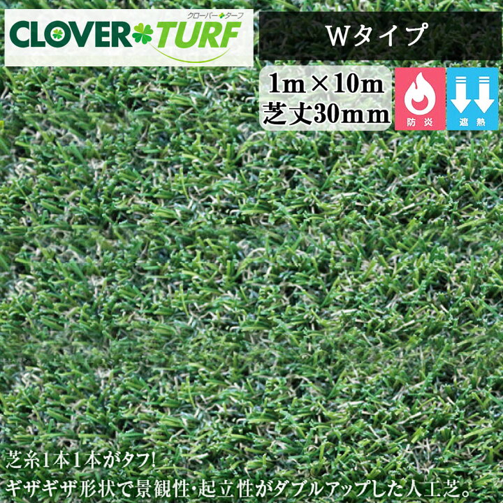 楽天市場】クローバーターフ Wタイプ CTW30 1本 PAEグローバル 芝丈 