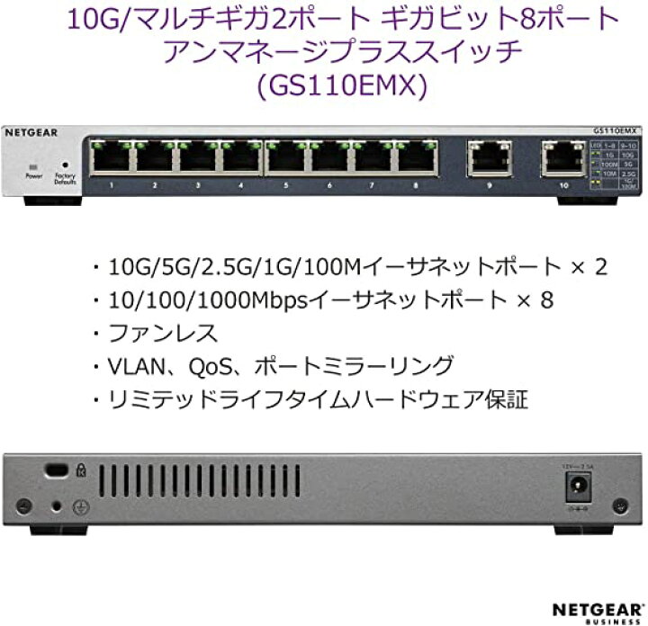 楽天市場】NETGEAR ( ネットギア ) 卓上型コンパクト アンマネージ 