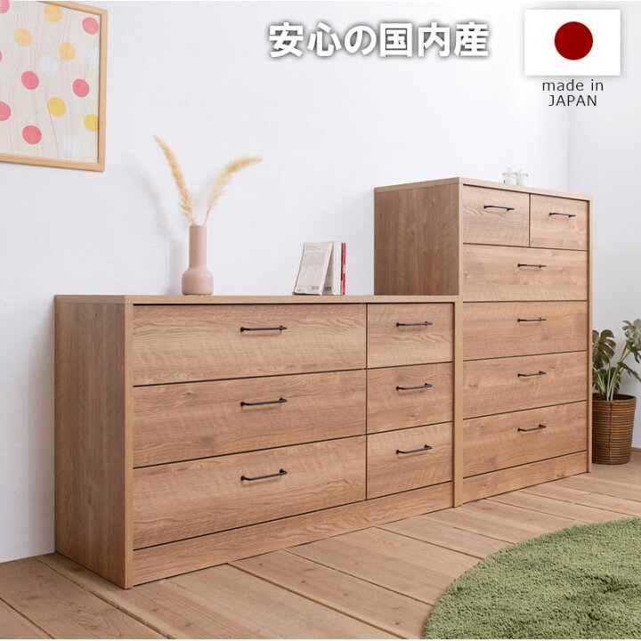 楽天市場】高級感のある真鍮仕上げ取っ手チェスト 【BLAN】 幅80 奥行 