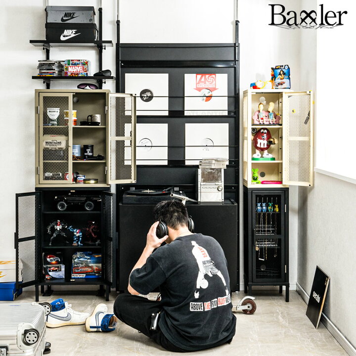 楽天市場】BATTLER アイアンメッシュキャビネット ガレージ アメリカン 