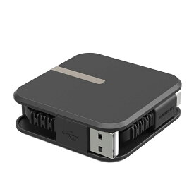 USB充電＆同期ケーブル リール式 1.5m【USB-A→Type-C】(AJ667)