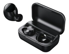 Bluetooth5.0 防水 完全ワイヤレスステレオイヤホン 2200mAh 充電ケース付【ブラック】(BL100)