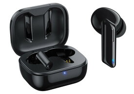 Bluetooth5.1 完全ワイヤレスステレオイヤホン 高音質 充電ケース付【ブラック】(BL112)