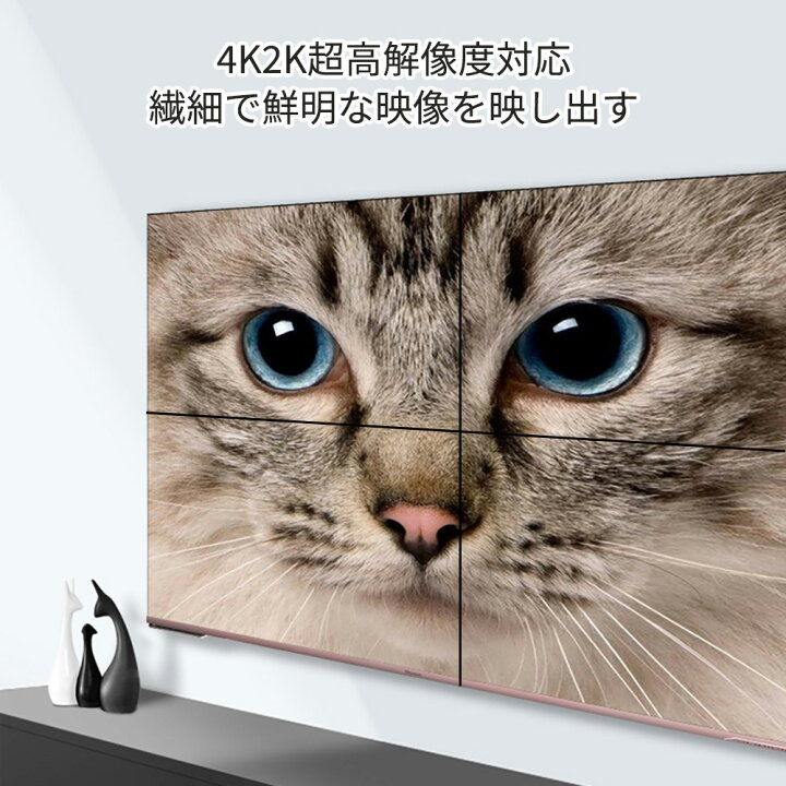楽天市場】2×2 HDMIビデオウォールコントローラ HDMI マトリックス ビデオ切替器 1入力4出力 4k2k 超高解像度映像出力 最大4台モニター 4画面対応 HDMI 1対4マルチビューワー リモコン付 リモート操作 TV WALL CONTROLLER : ネットキー