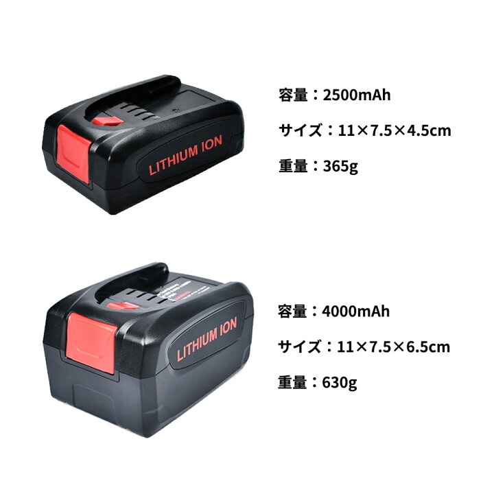 楽天市場】Bosch ボッシュ A1825LIG PBA218 18V 2500mAh/4000mah 大 