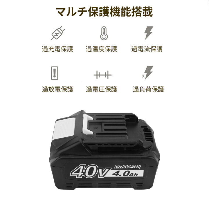 楽天市場】マキタ 40Vmaxバッテリシリーズ BL4040 4000mAh リチウム 