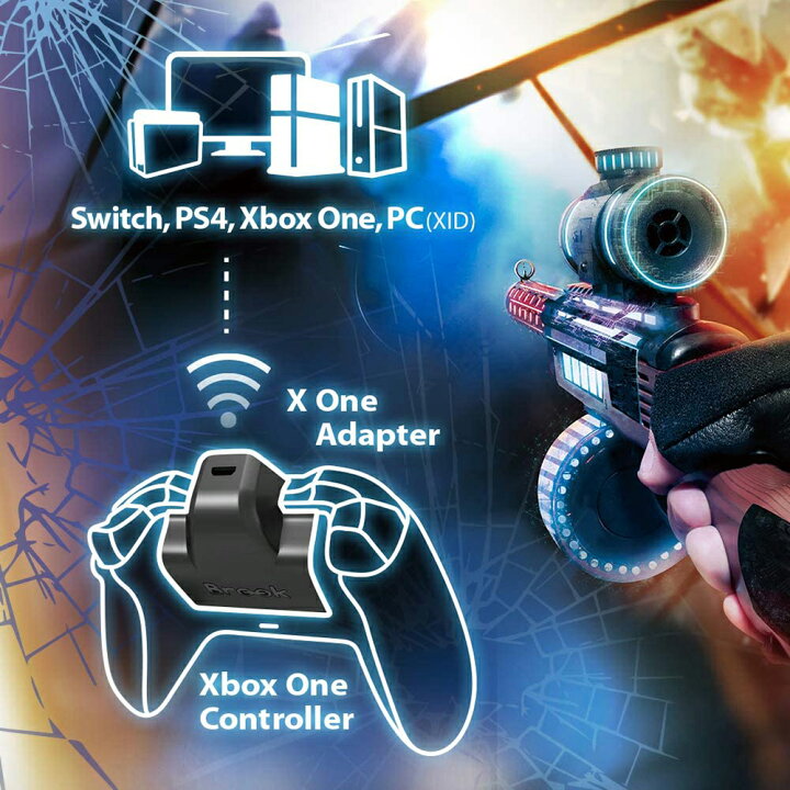 楽天市場】PS4やSwitchでXboxコントローラが使えるBrook X One 
