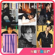 ポイント増量!!【和訳付き】 ELLE 2026年 8月号 JIN (BTS) 表紙 韓国雑誌 ホログラムトレカ当店特典 ジン…