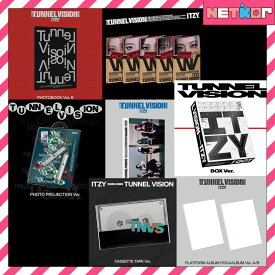 ITZY アルバム Tunnel Vision 韓国チャート反映 イッチ 当店特典【送料無料】BOX Ver. / Photo Projection Ver. / Photobook Ver. / Member Ver. / Cassette Tape Ver. / POCAALBUM Ver.